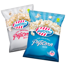 Jimmy's popcorn zoet zout of zout